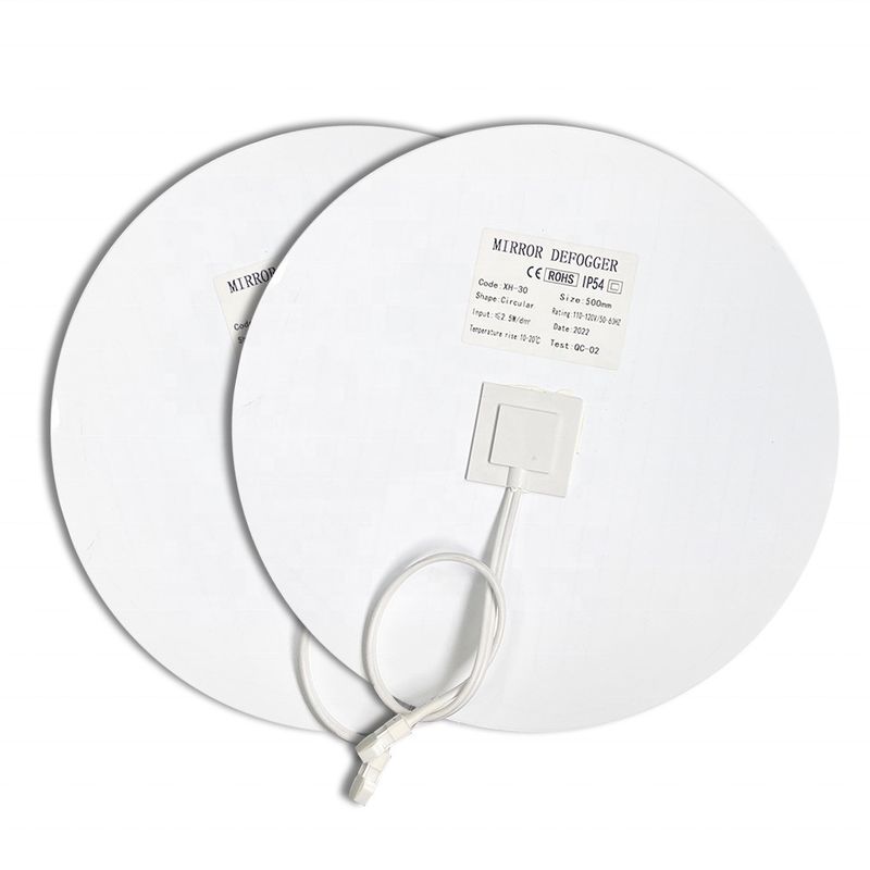 Hotel angepasst 12V 24V wasserdichtes PET-Material Anti-Nebel Defogger Film für Bad Spiegel 10-20 Temperatur