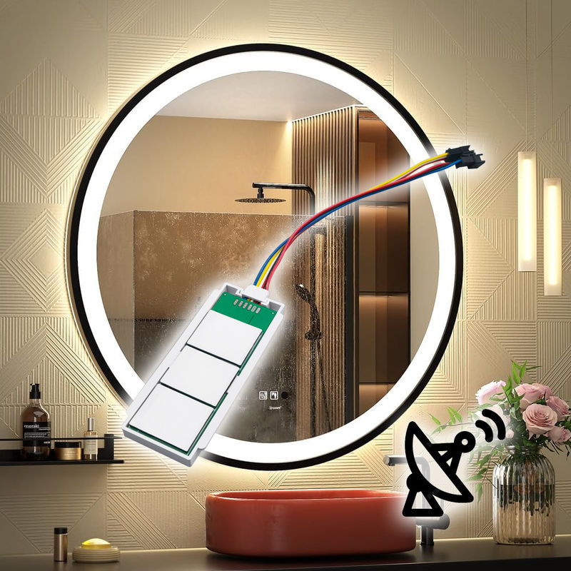 Dämpfungsstufe Ja Anpassbar 12V/24V 5A 60W/120W Rader PIR Bewegungssensor Lichtschalter LED-Lichtquelle 1NO/1NC Schalter Kombination Bad
