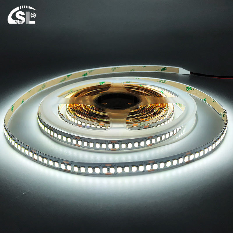 Elektroplatten-PCB für Wohnraum DC12V 24V SMD2835 240Ds 8mm Ra 80 6500K LED-Lichtstreifen