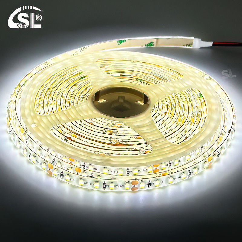 Wasserdichte LED-Lichtstreifen 120D 8mm 12-16W/m 1200-1600LM 4000K Ra80 DC12V 24V für intelligente Spiegel