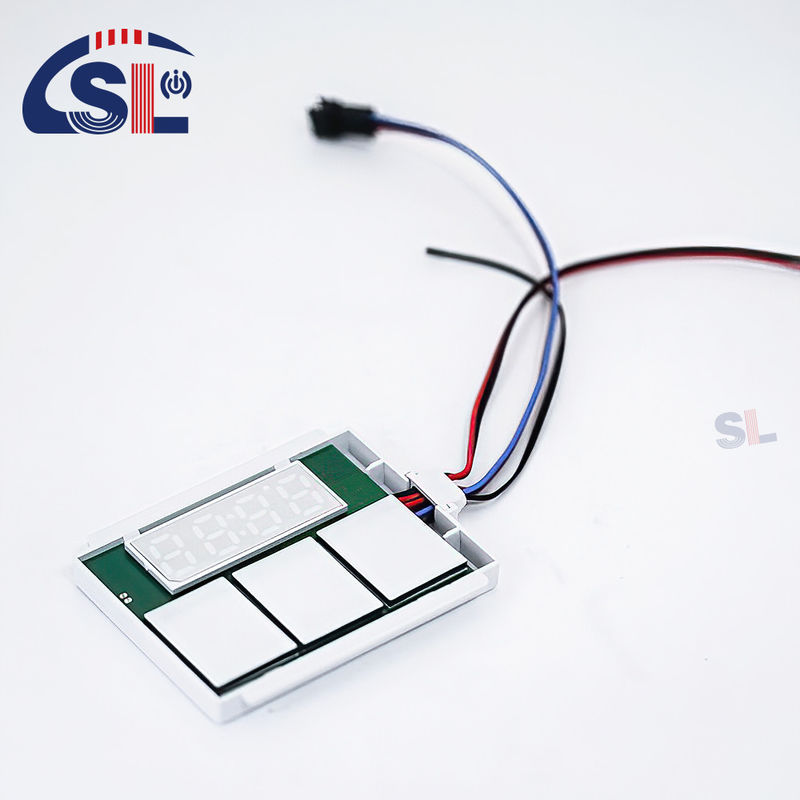 angepasste DC12V SL Split Triple Button Triple Color Touch Sensor Switch Radar Zeit Temperatur Anzeige Bildschirm mit Halterung Smart Mirrors